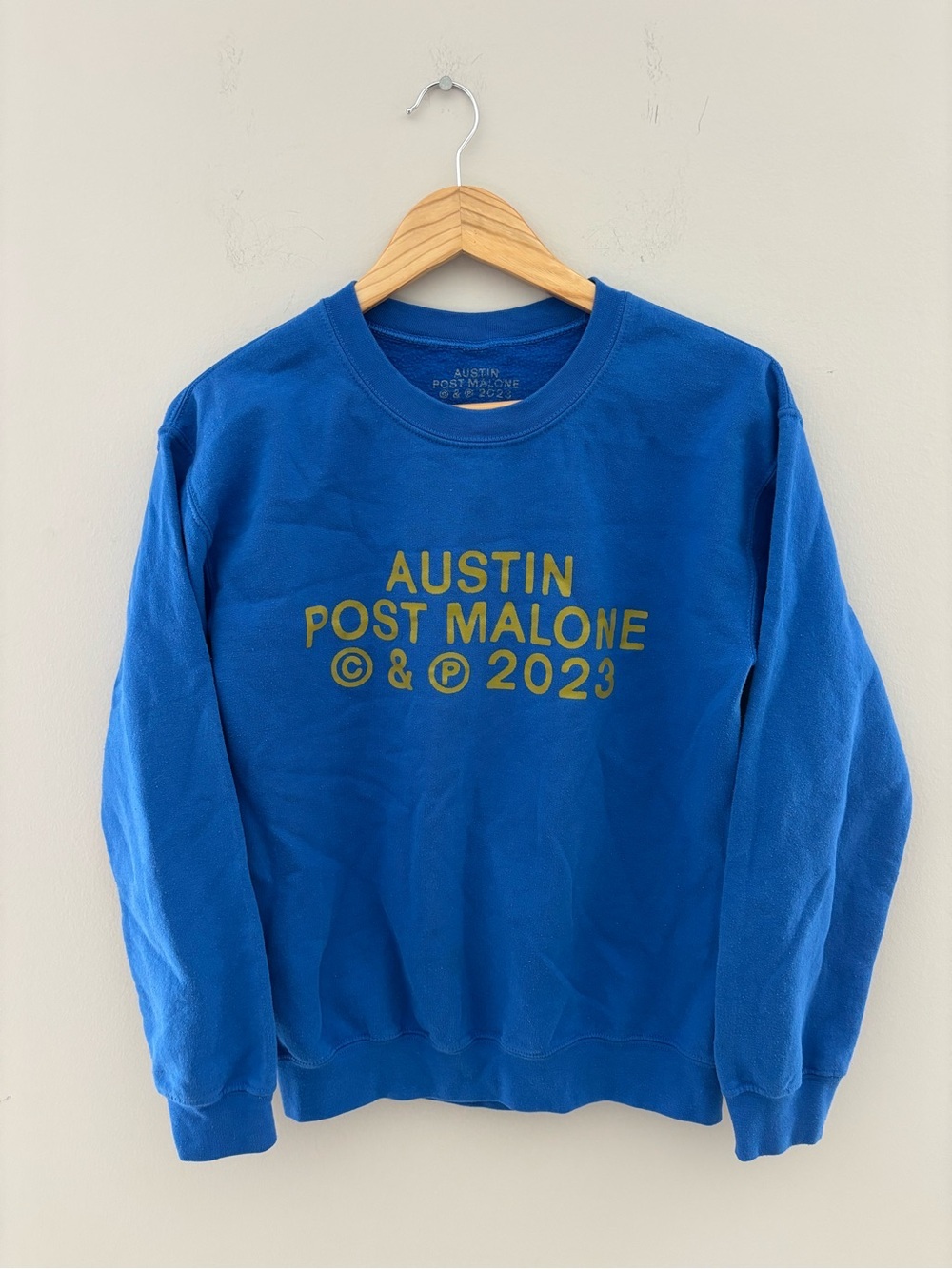 Austin Post Malone 2023 "If Y'all Weren't Here, I'd Be Crying" Tour Crewneck